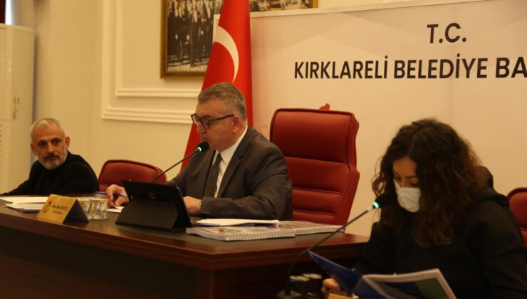 Kırklareli Belediye Meclisi Nisan Ayı Olağan Meclis Toplantısı Gerçekleştirildi!