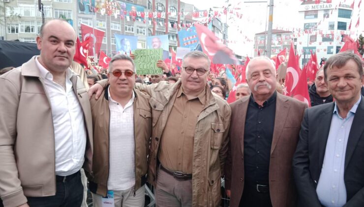 Başkan Kesimoğlu Çorlu’da İmamoğlu’nun Mitingine Katıldı