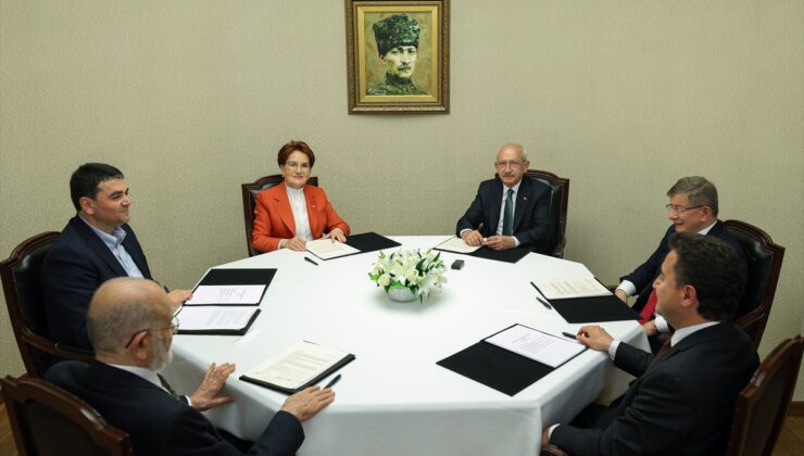 Millet İttifakı’nın Genel Başkanları Chp’de Bir Araya Geldi