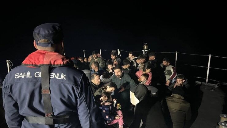 Çanakkale Açıklarında 38 Düzensiz Göçmen Kurtarıldı