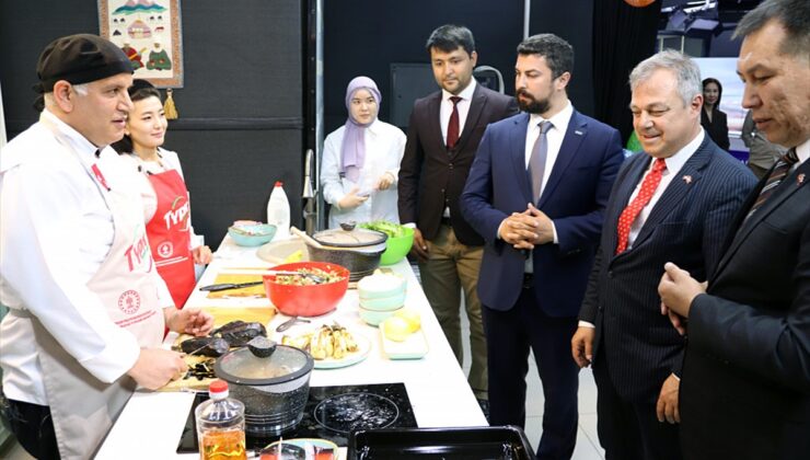 Kırgızistan’da Televizyon Kanalında Türk Yemekleri Tanıtıldı