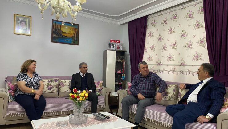Kaymakam Güler’den Şehit Ailesi ve Gazi Ziyareti