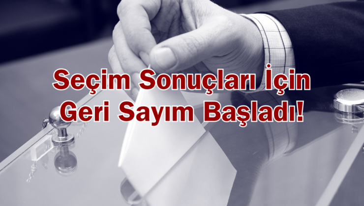 Oy Verme İşlemi Bitti!