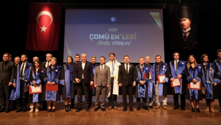 ÇOMÜ 2023 En’leri Töreni Kapsamında Kalite Ödülleri Verildi