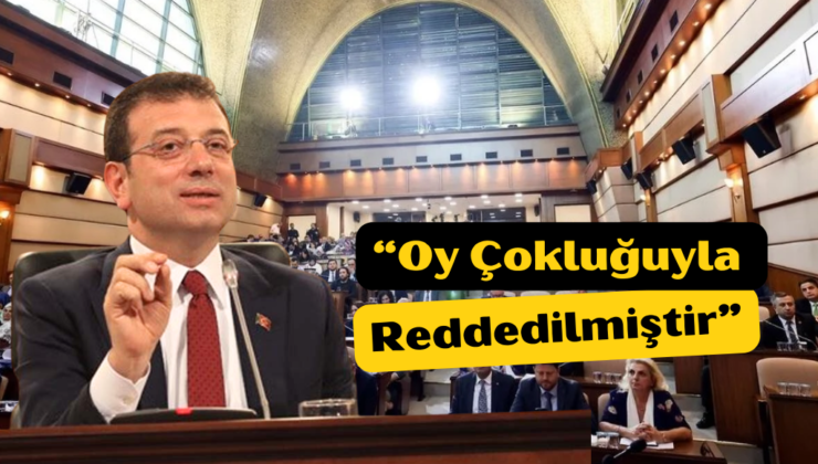 İBB Meclisinde Tarihi An!