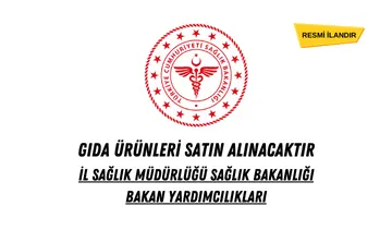 GIDA ÜRÜNLERİ SATIN ALINACAKTIR
