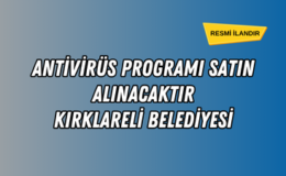 ANTİVİRÜS PROGRAMI SATIN ALINACAKTIR