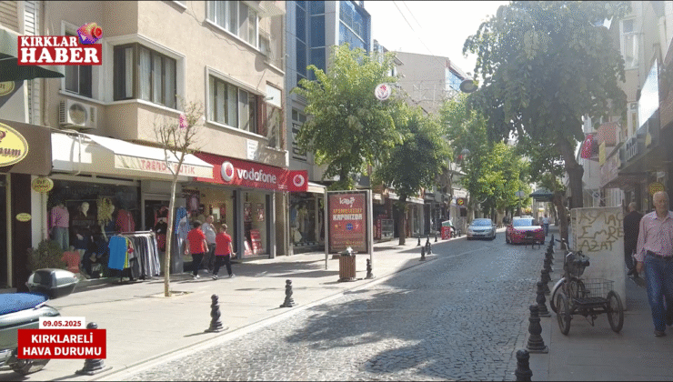 Kırklareli Bugün Parçalı Bulutlu!