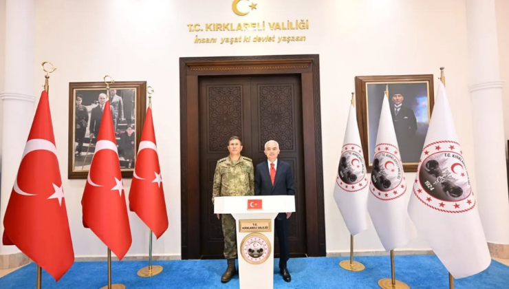 Orgeneral Bahtiyar Ersay Vali Turan’ı Ziyaret Etti