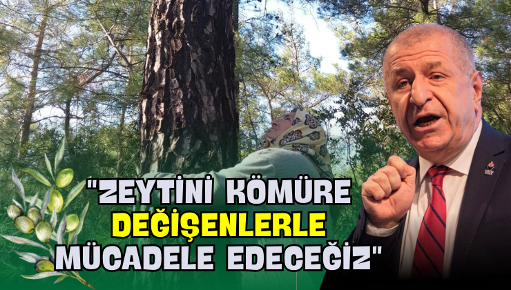 Özdağ “Zeytini Kömüre Değişenlerle Mücadele Edeceğiz”