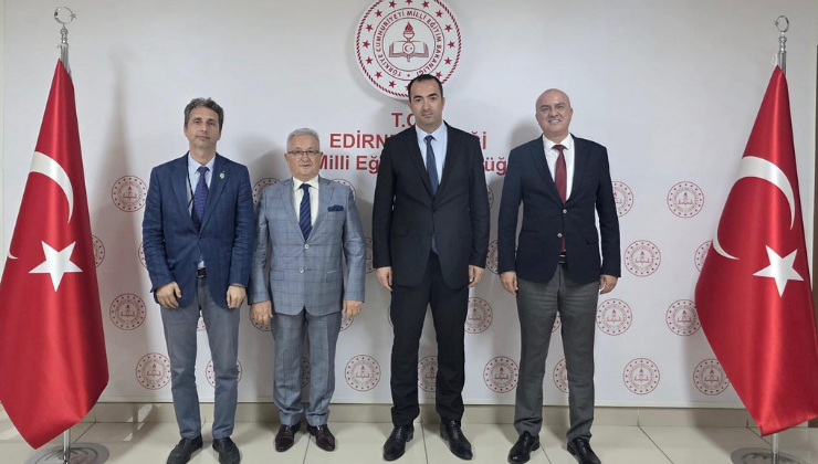 Edirne İl Milli Eğitim Müdürü Konuklarını Ağırladı