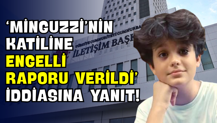 ‘Minguzzi’nin Katiline Engelli Raporu Verildi’ İddiasına Yanıt!