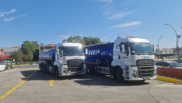 TESKİ Su Sıkıntısı Yaşayan Edirne’ye Tankerlerle Su Gönderdi