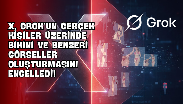 X, Grok’un Gerçek Kişiler Üzerinde Bikini ve Benzeri Görseller Oluşturmasını Engelledi!