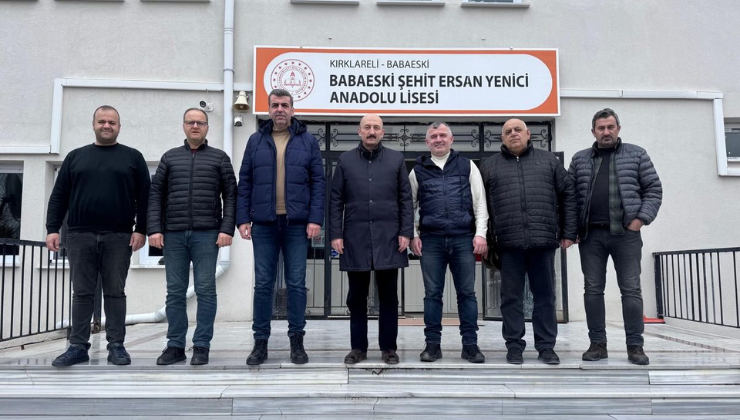 Kırklareli İl Millî Eğitim Müdürü İncelemelerde Bulundu!