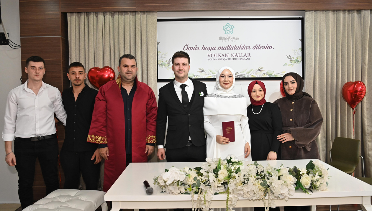 Süleymanpaşa Belediyesi Çiftlere Sürpriz Hazırladı!