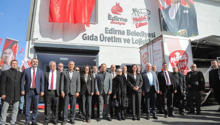 Mutfak Edirne Gıda Üretim ve Lojistik Merkezi Hizmete Açıldı!