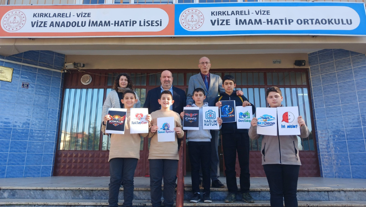Vize İmam Hatip Ortaokulu TEKNOFEST’e 9 Ayrı Proje ile Başvuru Yaptı!