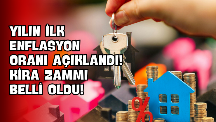 Yılın İlk Enflasyon Oranı Açıklandı! Kira Zammı Belli Oldu!