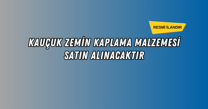 KAPLAMA MALZEMESİ ALIMI İŞİ