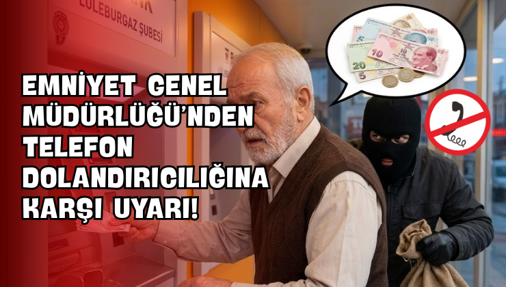 Emniyet Genel Müdürlüğü’nden Telefon Dolandırıcılığına Karşı Uyarı!