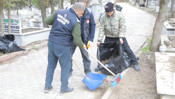 Edirne Belediyesi Mezarlıklarda Bakım ve Temizlik Çalışmalarını Tamamladı!