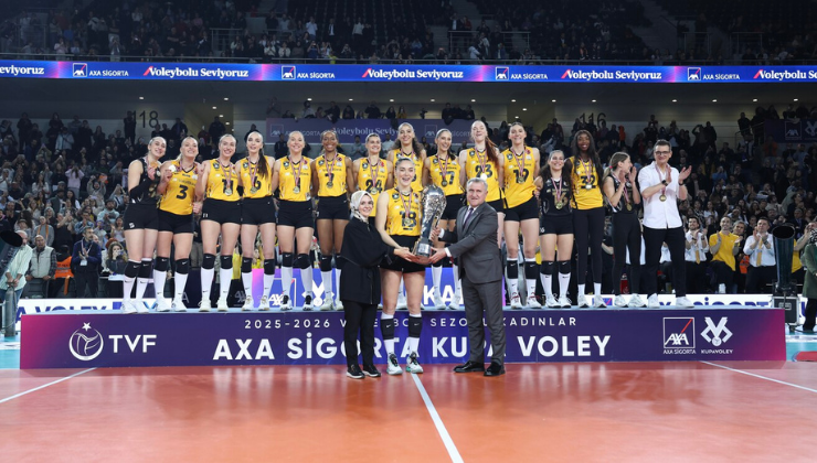 2026 Kadınlar AXA Sigorta Kupa Voley’de Madalya, Kupa ve Ödüller Sahiplerini Buldu!