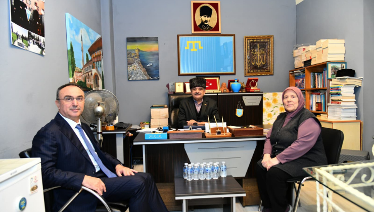 Vali Soytürk Kırım Türkleri Derneği Tekirdağ Şubesi Başkanı ile Görüştü!