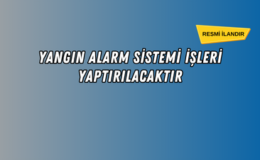 YANGIN ALARM SİSTEMİ KURULUMU VE ONARIM İŞİ