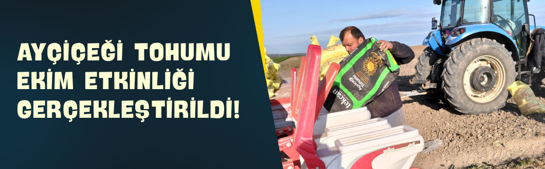 Ayçiçeği Tohumu Ekim Etkinliği Gerçekleştirildi!