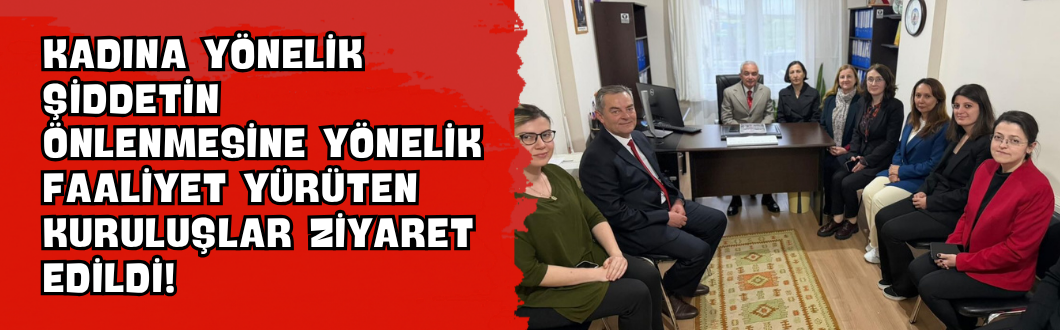 Kadına Yönelik Şiddetin Önlenmesine Yönelik Faaliyet Yürüten Kuruluşlar Ziyaret Edildi!