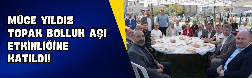 Müge Yıldız Topak Bolluk Aşı Etkinliğine Katıldı!