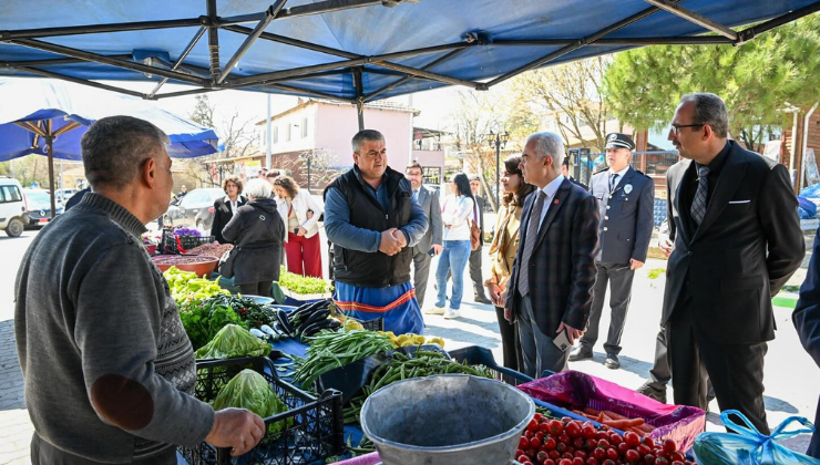 Vali Turan Kofçaz’da Kurulan Pazar Yerini Ziyaret Etti!