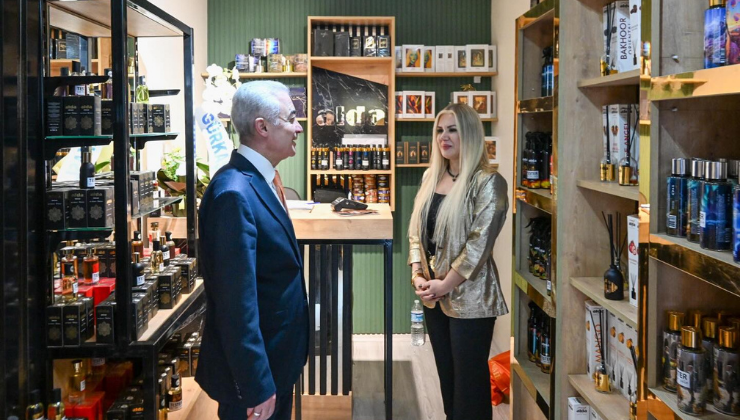 Vali Turan Yeni Açılan İşletmeyi Ziyaret Etti!