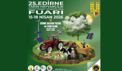 25. Edirne Tarım, Hayvancılık, Sanayi, Ticaret, Otomotiv ve Gıda Fuarı Ziyaretçilerini Ağırladı!