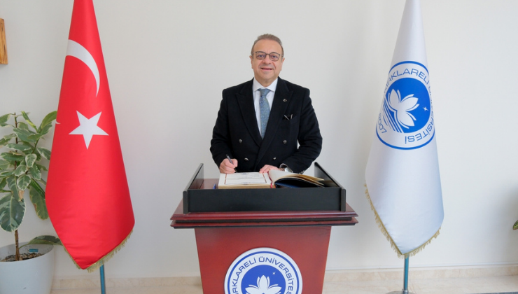 Dr. Egemen Bağış, Rektör Prof. Dr. Rengin Ak’ı Makamında Ziyaret Etti!