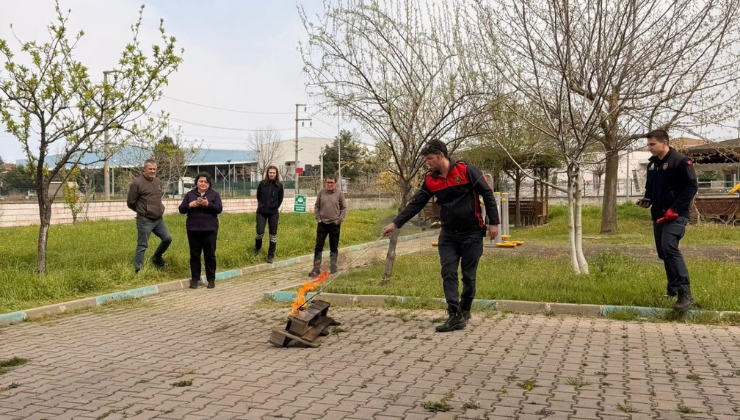 “Uygulamalı Yangın Eğitimi” Verildi!