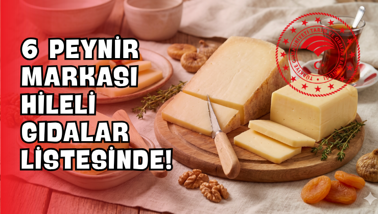 6 Peynir Markası Hileli Gıdalar Listesinde!