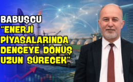 Babuşcu “Enerji Piyasalarında Dengeye Dönüş Uzun Sürecek”