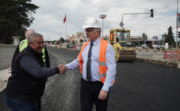 Lüleburgaz Belediyesi’nin Gerçekleştirdiği Kavşak Düzenlemesinde Sona Yaklaşıldı!