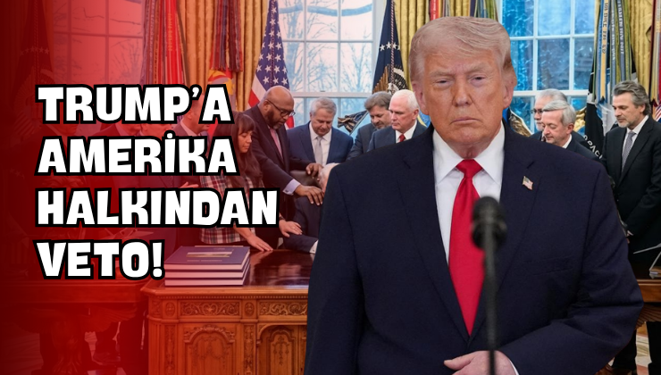 Trump’a Amerika Halkından Veto!
