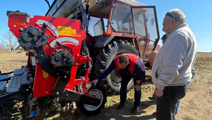 Aspir Tohumları, Teknik Personellerin Kontrolünde Toprakla Buluşturuldu!