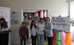 Çocuklar Tarafından Hazırlanan Anlamlı Resim Sergisinin Açılışı Gerçekleştirildi!