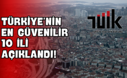 Türkiye’nin En Güvenilir 10 İli Açıklandı!