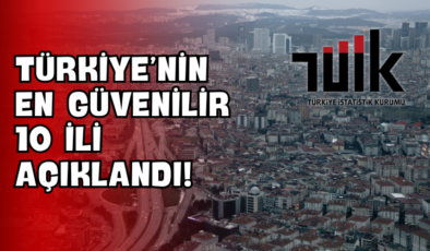 Türkiye’nin En Güvenilir 10 İli Açıklandı!