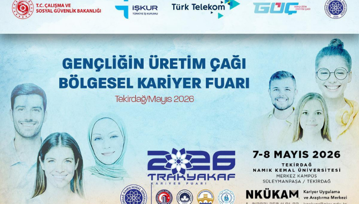 “Trakya Kariyer Fuarı” Tekirdağ Namık Kemal Üniversitesi Ev Sahipliğinde Kapılarını Açıyor!