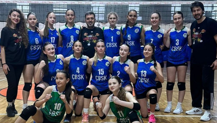 ÇBSK Küçük Kızlar Voleybol Takımı Grup Müsabakalarında Fırtına Gibi Esti!