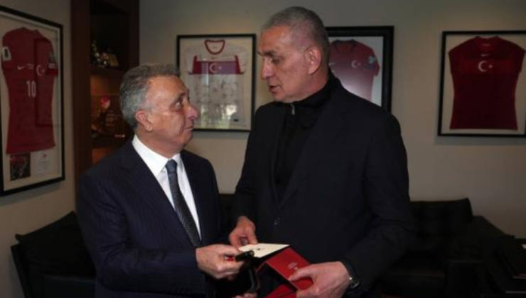 Ahmet Nur Çebi, TFF Başkanı İbrahim Ethem Hacıosmanoğlu’nu Ziyaret Etti!