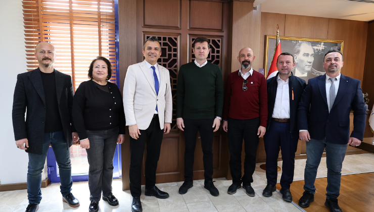 Çerkezköy Kent Konseyi, Vahap Akay’ı Makamında Ziyaret Etti!