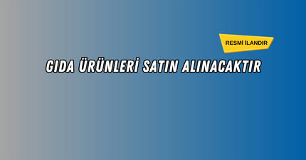 YAŞ SEBZE VE MEYVE MAL ALIMI